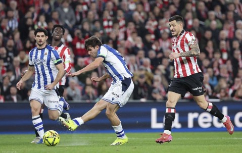 1-1，88分钟绝平，西甲第14逼平西甲第8，10人皇家社会4连胜终结