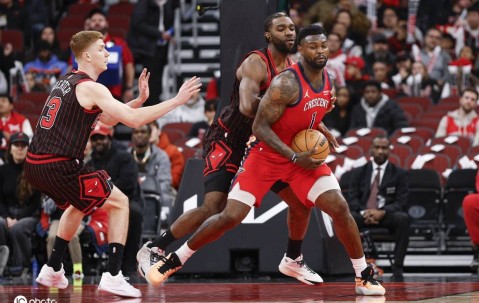 锡安复出18+6墨菲20+10 鹈鹕胜公牛