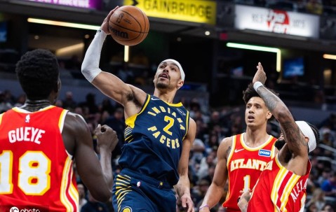 约翰逊空砍33+12+10内姆布哈德26+10 步行者胜老鹰