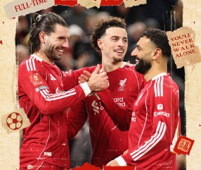 足总杯-萨拉赫传射建功索博破门 利物浦3-0布莱顿晋级