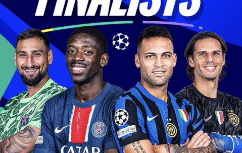 凌晨3点欧冠决赛，国米vs巴黎=创纪录之战！双方首发22人基本如下