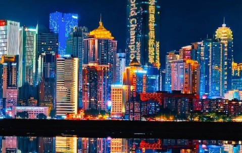 官方转发！切尔西社媒转发重庆环金中心灯光秀，引发外国网友赞叹