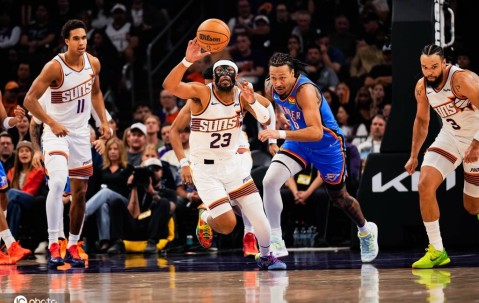 杰伦威廉姆斯28分 雷霆7人得分上双胜太阳