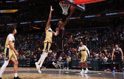 阿德巴约22分萨尔12+12 热火大胜奇才