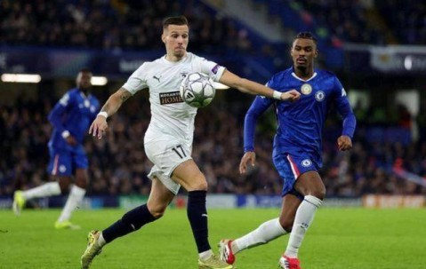 欧冠联赛阶段第7轮切尔西1-0帕福斯