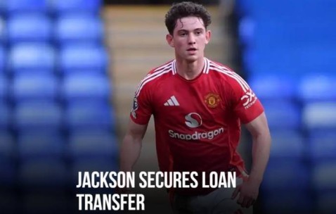 曼联官方：19岁后卫路易斯-杰克逊租借加盟国家联赛球队索利赫尔