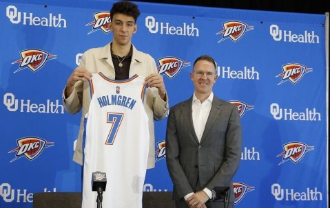 雷霆官宣与霍姆格伦完成续约 曝新合约5年2.5亿