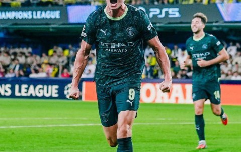 12连斩狂轰22球，哈兰德追平C罗神迹，曼城客场2-0完胜西甲第三