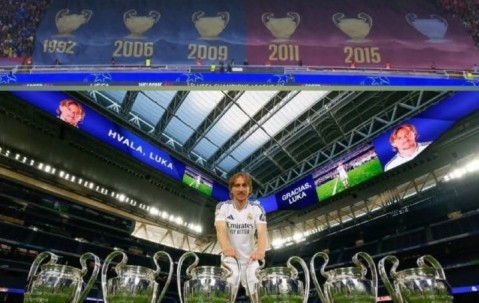 百万热帖皇马大V博主回击巴萨TV：莫德里奇6欧冠＞巴萨5欧冠