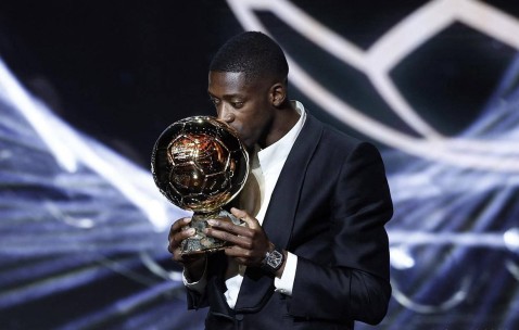 梅西率先祝贺登贝莱获金球奖，C罗等人缺席送祝福